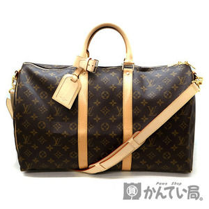 Louis Vuitton Keepall Bandouliere Monogram Canvas Bag Brown